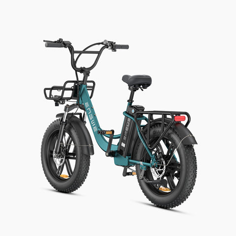 Bicicleta Eléctrica ENGWE L20 Boost - Motor 250W Bateria 48V13Ah Pneus de 20 Polegadas Travões de Disco Mecânicos - Verde