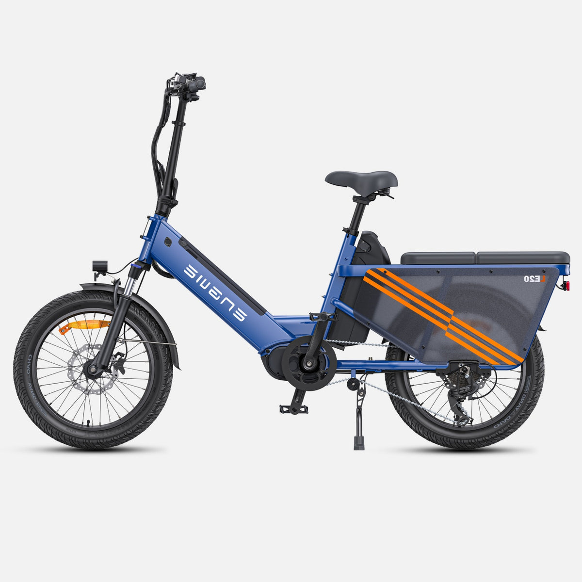Bicicleta Elétrica ENGWE LE20 EU - Pneus De 20 Polegadas Motor 250W Bateria Dupla 48V38.4AH Travões Hidráulicos - Azul
