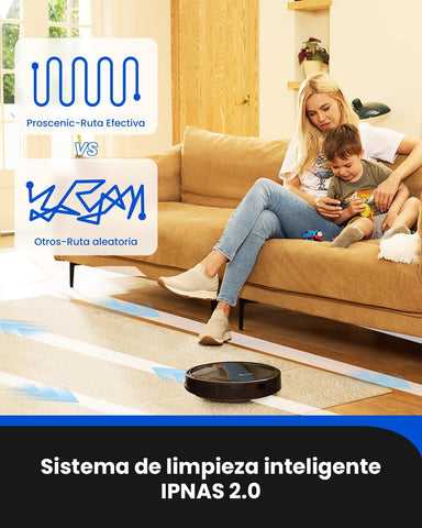 Aspirador Robótico Proscenic 850T - 28W, 3000Pa, 120min