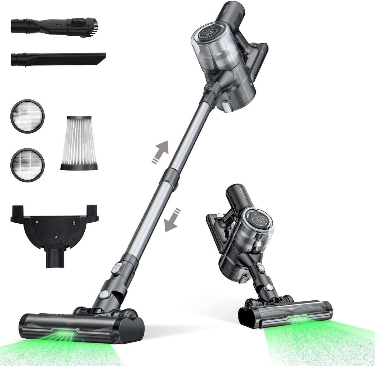 Proscenic P12 - Aspirador Vertical Sem Fio 400W 30000Pa | Compre Online em Portugal