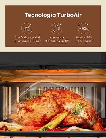 Airfryer Proscenic T22 - 5L, 11 Modos de Culinária