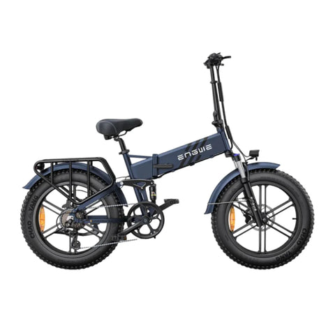 ENGWE ENGINE PRO 2.0 E-bike - Motor 750W Bateria 48V16AH Shimano 8 Velocidades Suspensão Total - Azul