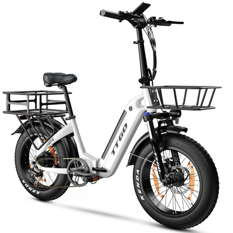 Cesto Frontal TTGO F6 E-Bike - 350x310x190mm 2.88KG - Preto