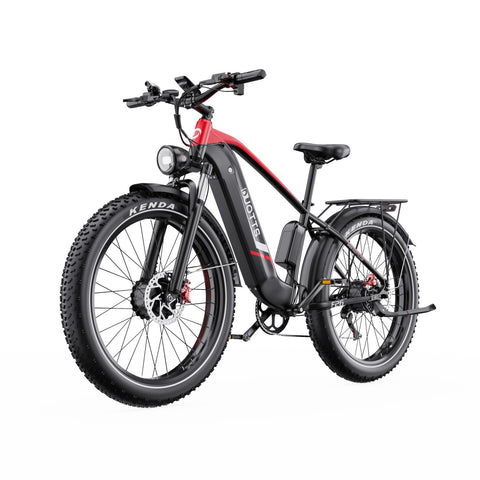 Duotts F26 Bicicleta Elétrica - 1500W Bateria 48V 20Ah Três Modos Não dobrável - Preto e vermelho