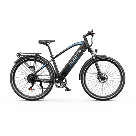 Bicicleta Elétrica Duotts C29 Max - Motor 250W Bateria 48V18Ah Pneus De 29” Travões Hidráulicos - Azul Preto