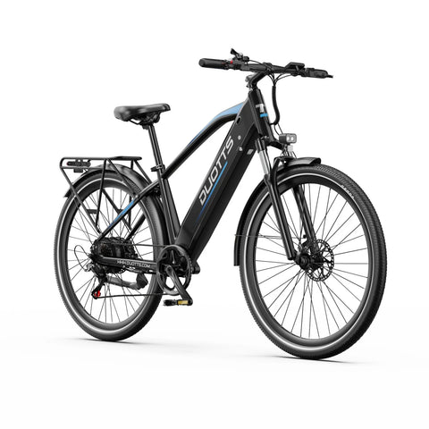 Bicicleta Elétrica Duotts C29 Max - Motor 250W Bateria 48V18Ah Pneus De 29” Travões Hidráulicos - Azul Preto