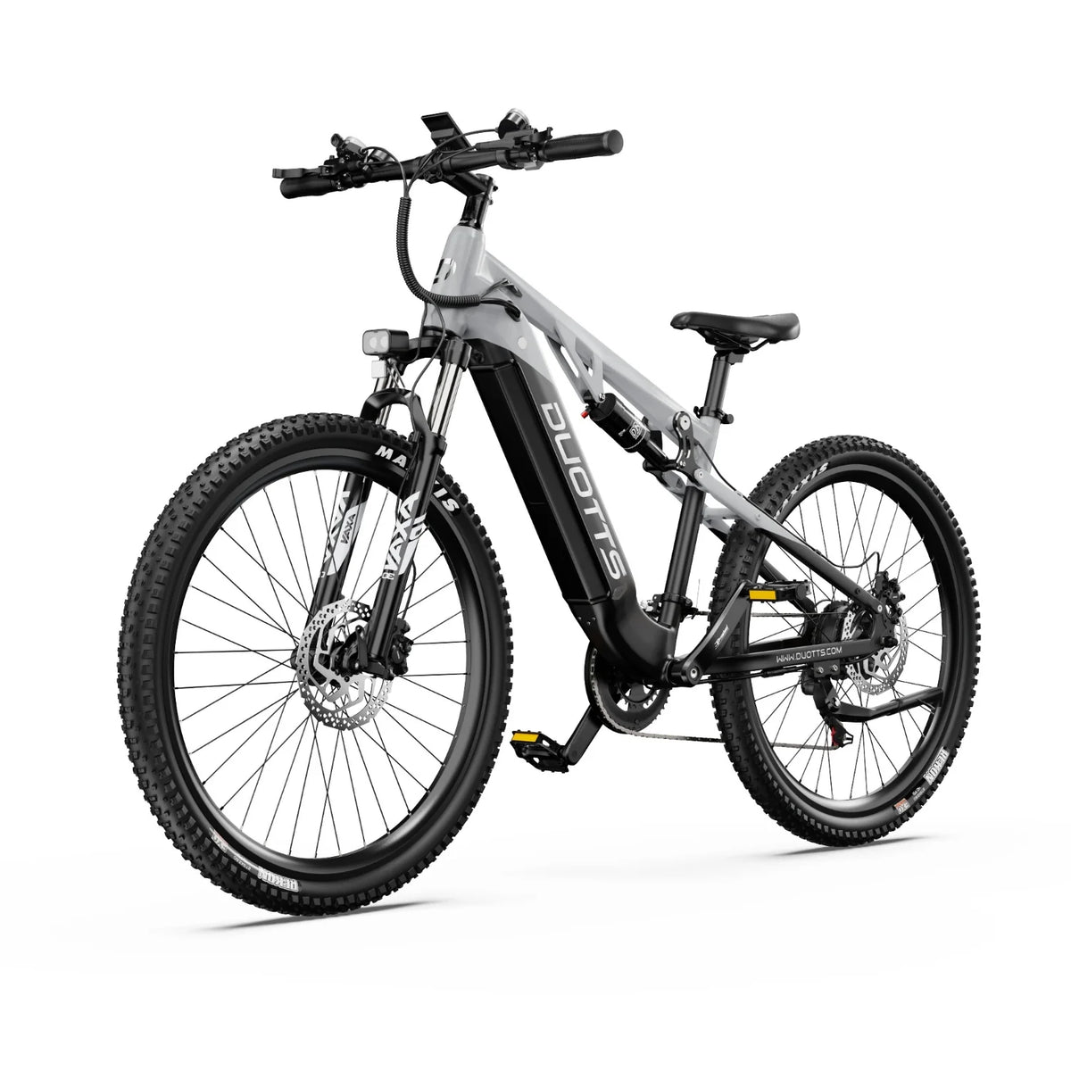 Bicicleta Elétrica Duotts E29 - Motor 250W Bateria 48V13.5AH Travões Hidráulicos - Branco prateado