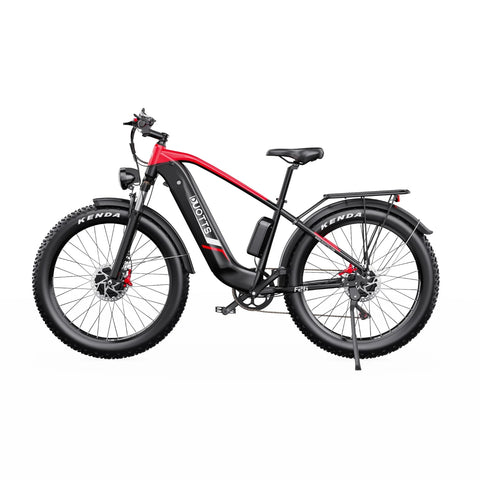 Duotts F26 Bicicleta Elétrica - 1500W Bateria 48V 20Ah Três Modos Não dobrável - Preto e vermelho