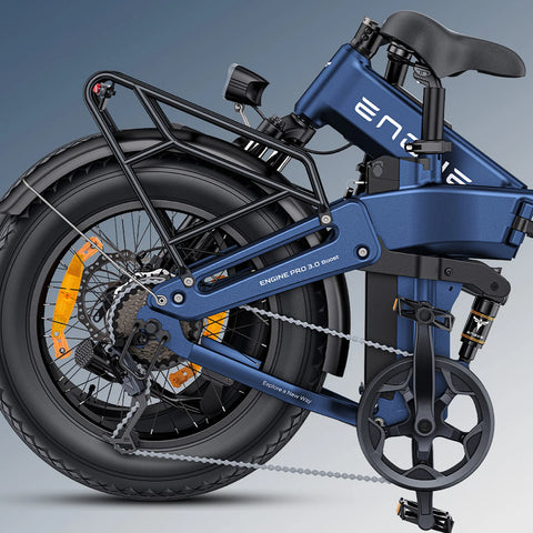 E-bike ENGWE Engine PRO 3.0 BOOST - Motor 750W  Voltagem 48V Atualização sem fios OTA - Azul