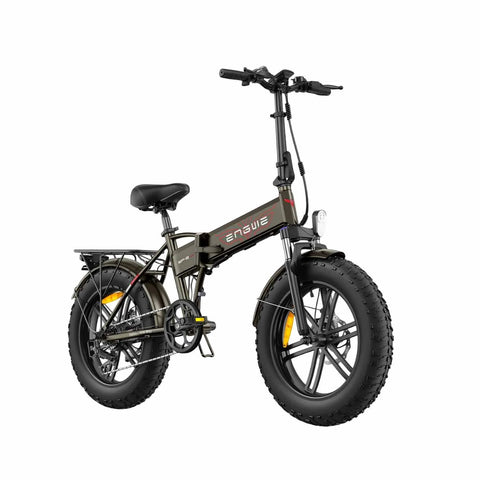 ENGWE EP-2 BOOST E-bike - Motor 250W Bateria 624Wh Pneus de 20*4 Polegadas Travões Hidráulicos - Marrom