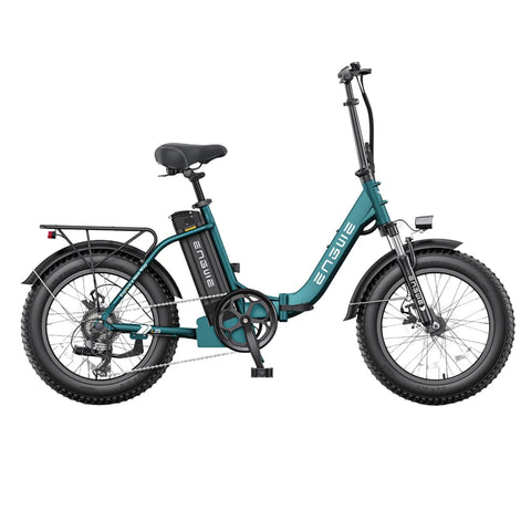 Bicicleta Elétrica ENGWE L20 2.0 - Motor 750W Bateria 52V13AH Pneus De 20 Polegadas Travões De Disco Mecânicos - Verde