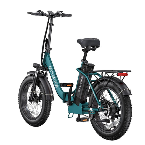 Bicicleta Elétrica ENGWE L20 2.0 - Motor 750W Bateria 52V13AH Pneus De 20 Polegadas Travões De Disco Mecânicos - Verde