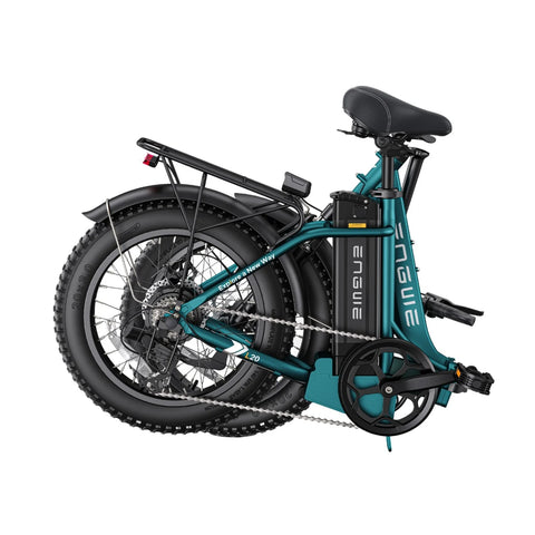 Bicicleta Elétrica ENGWE L20 2.0 - Motor 750W Bateria 52V13AH Pneus De 20 Polegadas Travões De Disco Mecânicos - Verde