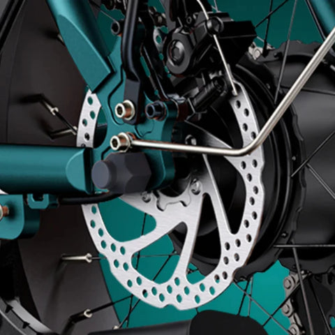 Bicicleta Elétrica ENGWE L20 2.0 - Motor 750W Bateria 52V13AH Pneus De 20 Polegadas Travões De Disco Mecânicos - Laranja