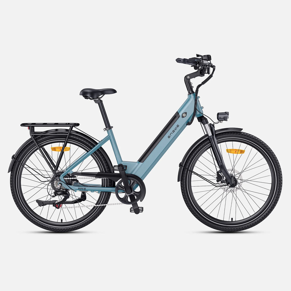 ENGWE P275 SE E-bike - Motor 250W Bateria 468Wh  Pneus De 27.5 Polegadas  Travão Hidráulico - Azul