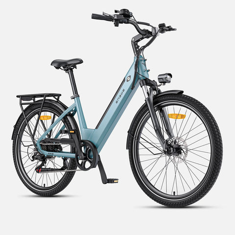 ENGWE P275 SE E-bike - Motor 250W Bateria 468Wh  Pneus De 27.5 Polegadas  Travão Hidráulico - Azul