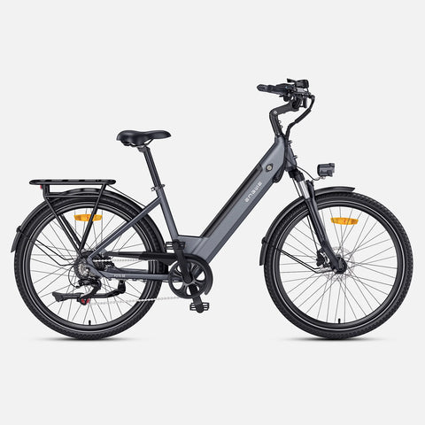 ENGWE P275 SE E-bike - Motor 250W Bateria 468Wh  Pneus De 27.5 Polegadas  Travão Hidráulico - Cinza