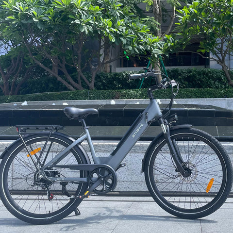 ENGWE P275 SE E-bike - Motor 250W Bateria 468Wh  Pneus De 27.5 Polegadas  Travão Hidráulico - Cinza
