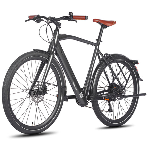 FAFREES F700M Bicicleta Elétrica - Motor 250W Bateria 36V10AH Freio Hidráulico Quadro em Alumínio - preta