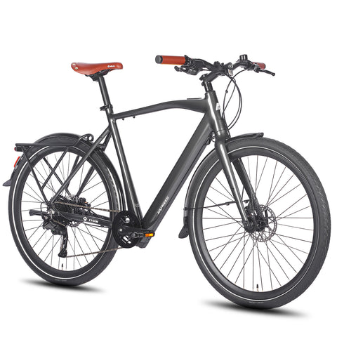FAFREES F700M Bicicleta Elétrica - Motor 250W Bateria 36V10AH Freio Hidráulico Quadro em Alumínio - preta