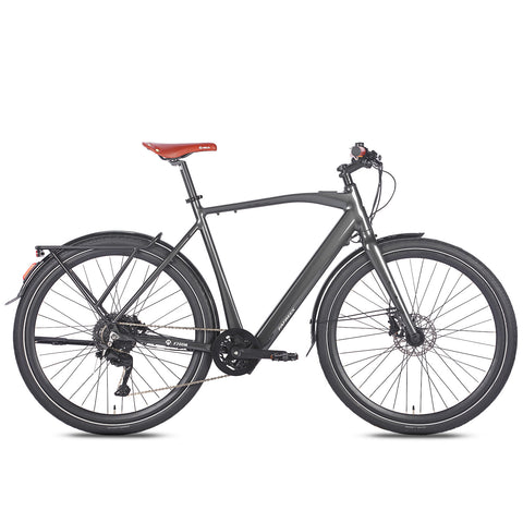 FAFREES F700M Bicicleta Elétrica - Motor 250W Bateria 36V10AH Freio Hidráulico Quadro em Alumínio - preta