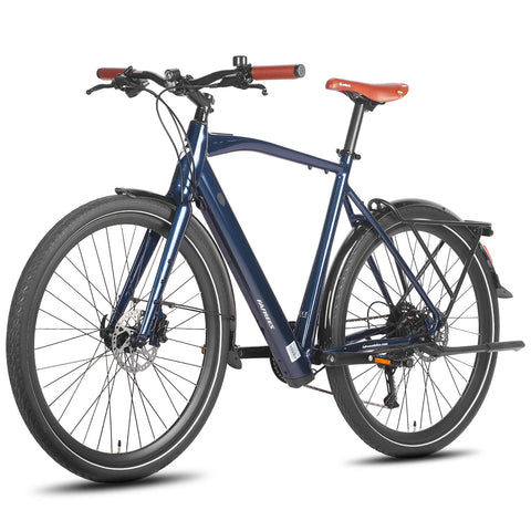 FAFREES F700M Bicicleta Elétrica - Motor 250W Bateria 36V10AH Freio Hidráulico Quadro em Alumínio - Azul