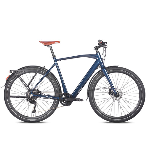 FAFREES F700M Bicicleta Elétrica - Motor 250W Bateria 36V10AH Freio Hidráulico Quadro em Alumínio - Azul