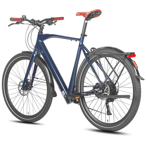FAFREES F700M Bicicleta Elétrica - Motor 250W Bateria 36V10AH Freio Hidráulico Quadro em Alumínio - Azul