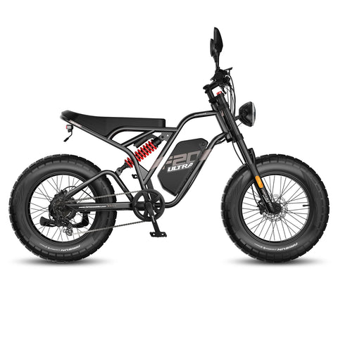 E-bike FAFREES F20 Ultra Atualizado - Motor 750W Bateria 48V25AH Pneus De 20 Polegadas - Preta