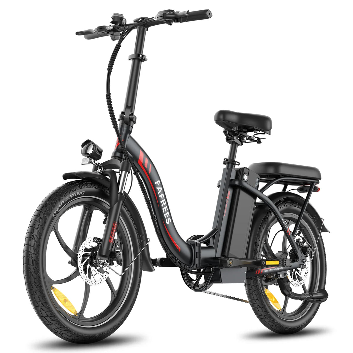 Bicicleta Elétrica FAFREES F20+ - Motor 250W Bateria 36V20Ah Pneus De 20 Polegadas Travões De Disco Mecânicos - Preto