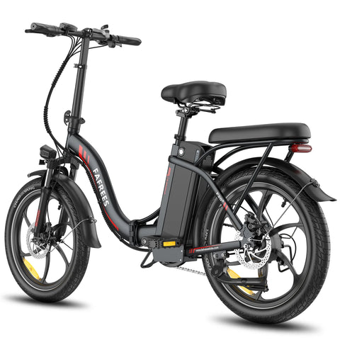 Bicicleta Elétrica FAFREES F20+ - Motor 250W Bateria 36V20Ah Pneus De 20 Polegadas Travões De Disco Mecânicos - Preto