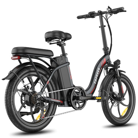 Bicicleta Elétrica FAFREES F20+ Pro - Motor 250W Bateria 36V22.5Ah Pneus De 20 Polegadas Travões De Disco Mecânicos - Preto