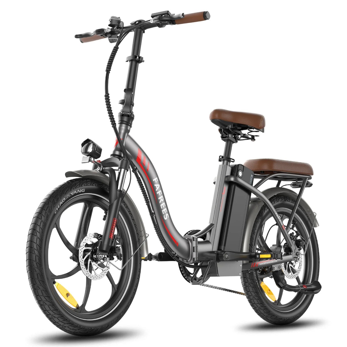 Bicicleta Elétrica FAFREES F20+ Pro - Motor 250W Bateria 36V22.5Ah Pneus De 20 Polegadas Travões De Disco Mecânicos - Cinza