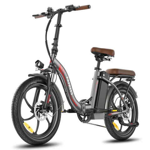 Bicicleta Elétrica FAFREES F20+ Pro - Motor 250W Bateria 36V22.5Ah Pneus De 20 Polegadas Travões De Disco Mecânicos - Cinza