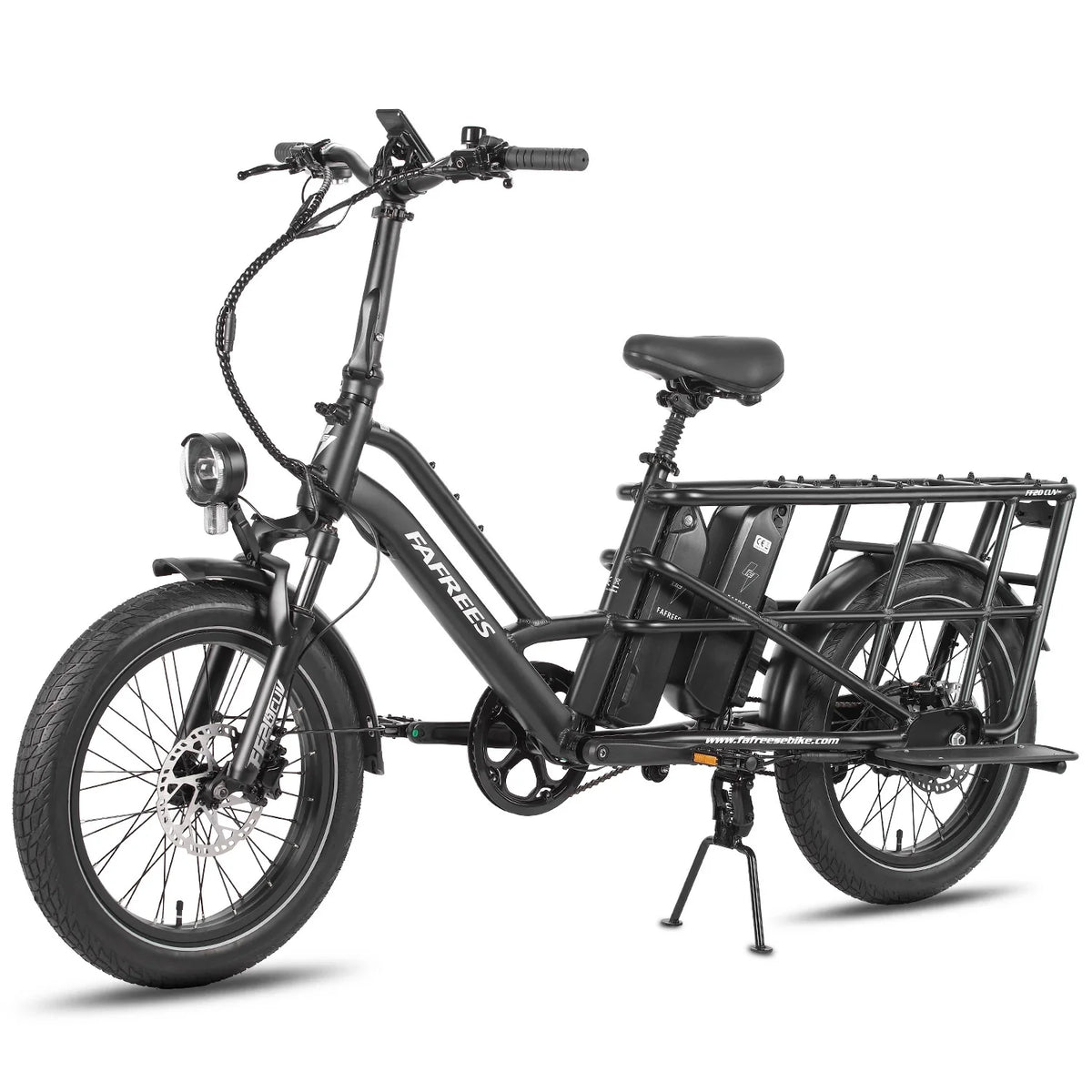FAFREES FF20 CUV Bicicleta Elétrica - Motor 250W Bateria 48V24Ah 20 Polegadas Pneu Travões Disco Hidráulicos - Preto