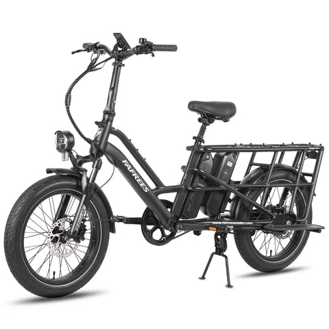 FAFREES FF20 CUV Bicicleta Elétrica - Motor 250W Bateria 48V24Ah 20 Polegadas Pneu Travões Disco Hidráulicos - Preto