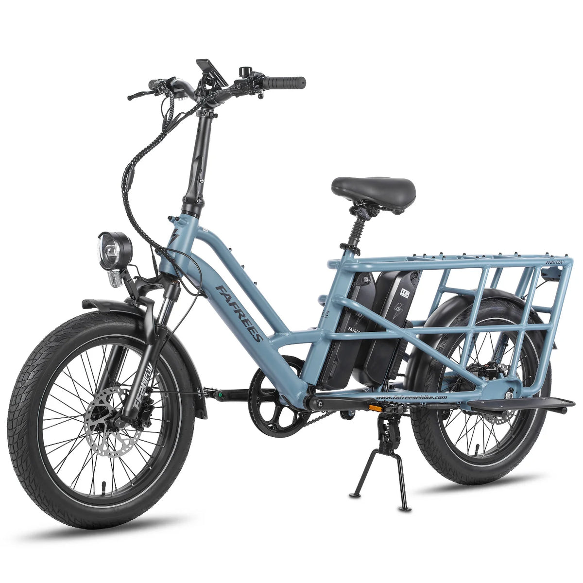 FAFREES FF20 CUV Bicicleta Elétrica - Motor 250W Bateria 48V24Ah 20 Polegadas Pneu Travões Disco Hidráulicos - Azul