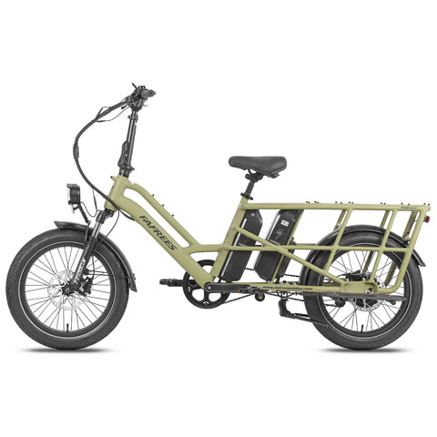 FAFREES FF20 CUV Bicicleta Elétrica - Motor 250W Bateria 48V24Ah 20 Polegadas Pneu Travões Disco Hidráulicos - Verde