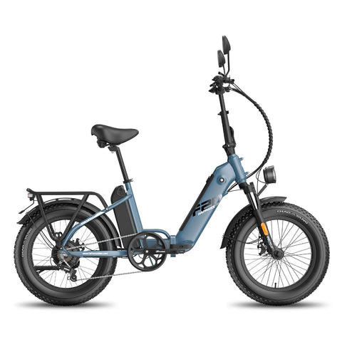 Bicicleta Elétrica FAFREES FF20 Polar - Motor 500W Bateria 48V24Ah Pneus De 20 Polegadas Travões De Disco Mecânicos - Azul