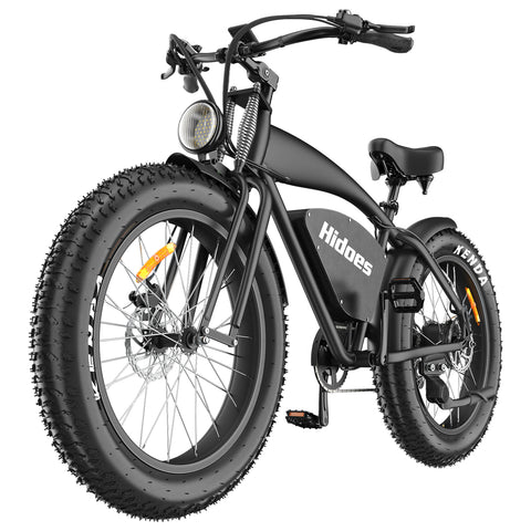 Bicicleta Elétrica Hidoes HD-B3 - Motor 1200W Bateria 48V18.2AH Rodas de 26" Travão de Disco a óleo - Preto