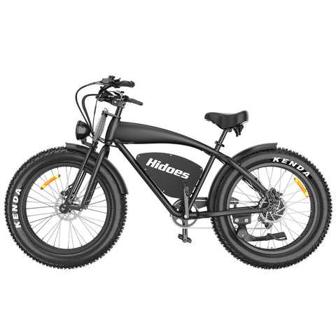 Bicicleta Elétrica Hidoes HD-B3 - Motor 1200W Bateria 48V18.2AH Rodas de 26" Travão de Disco a óleo - Preto