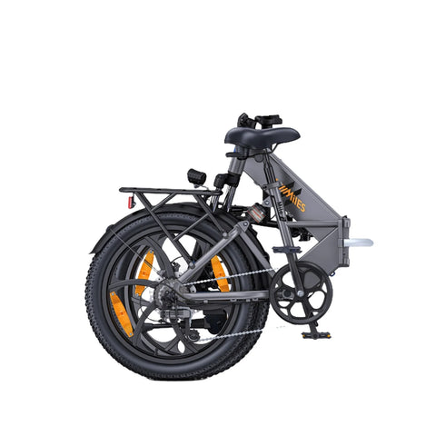 Bicicleta elétrica HillMiles Mile 2 - Motor 350W Bateria 36V13Ah Rodas  20 polegadas Travões Hidráulicos Duplos - Cinza