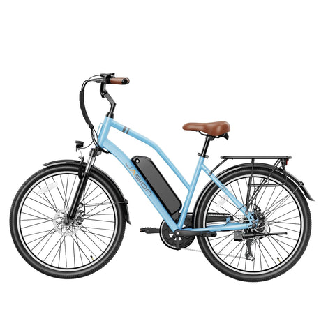 Bicicleta Elétrica JASION CB1 - Motor 500W 36V12.5AH Pneus De 27.5 Polegadas Travões Mecânicos - Azul