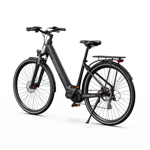 ONESPORT OT07 Bicicleta Elétrica – Motor 250W Bateria 36V14AH Pneus 27.5 Polegadas Freios a Disco Hidráulicos – Preto