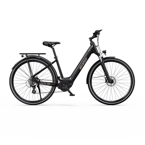 ONESPORT OT07 Bicicleta Elétrica – Motor 250W Bateria 36V14AH Pneus 27.5 Polegadas Freios a Disco Hidráulicos – Preto