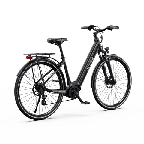 ONESPORT OT07 Bicicleta Elétrica – Motor 250W Bateria 36V14AH Pneus 27.5 Polegadas Freios a Disco Hidráulicos – Preto