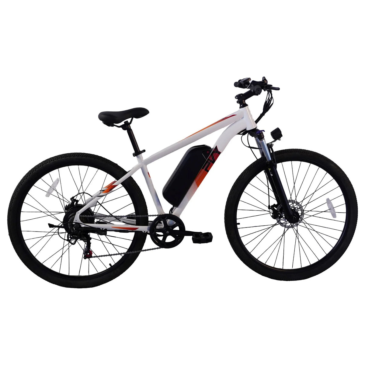PVY M29 Bicicleta Elétrica - Motor 250W Bateria 48V17.5Ah  Rodas 29" Travão Mecânico - Branco