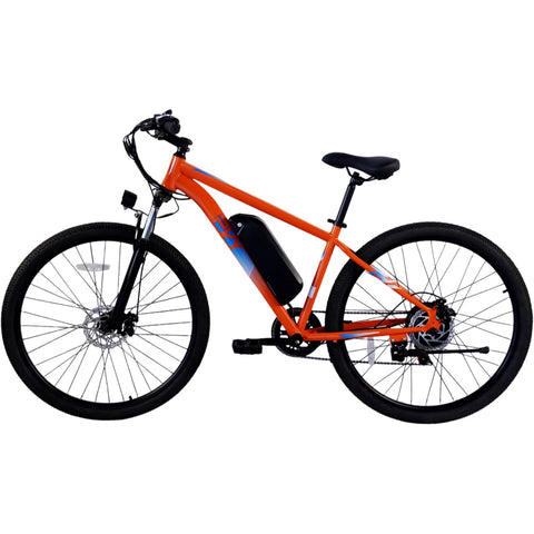 PVY M29 Bicicleta Elétrica - Motor 250W Bateria 48V17.5Ah  Rodas 29" Travão Mecânico - laranja