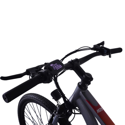 PVY M29 Bicicleta Elétrica - Motor 250W Bateria 48V17.5Ah  Rodas 29" Travão Mecânico - Branco
