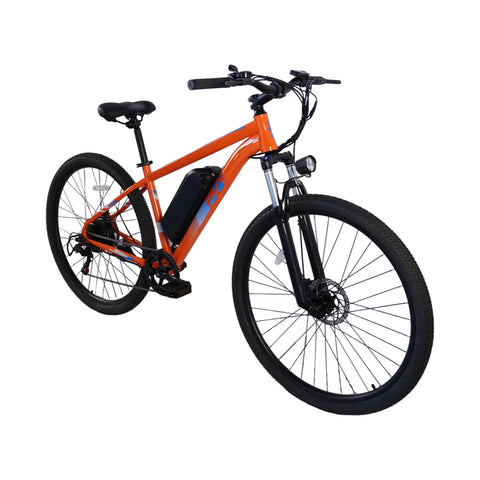 PVY M29 Bicicleta Elétrica - Motor 250W Bateria 48V17.5Ah  Rodas 29" Travão Mecânico - laranja